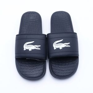 lacoste slip on sandals
